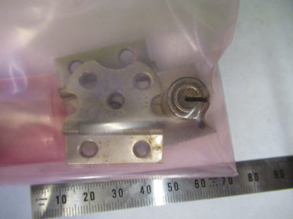 BAUSCH LOMB LOCK + HINGES WITHOUT KEY MICROSCOPE PART AS PICTURED S1-B-79