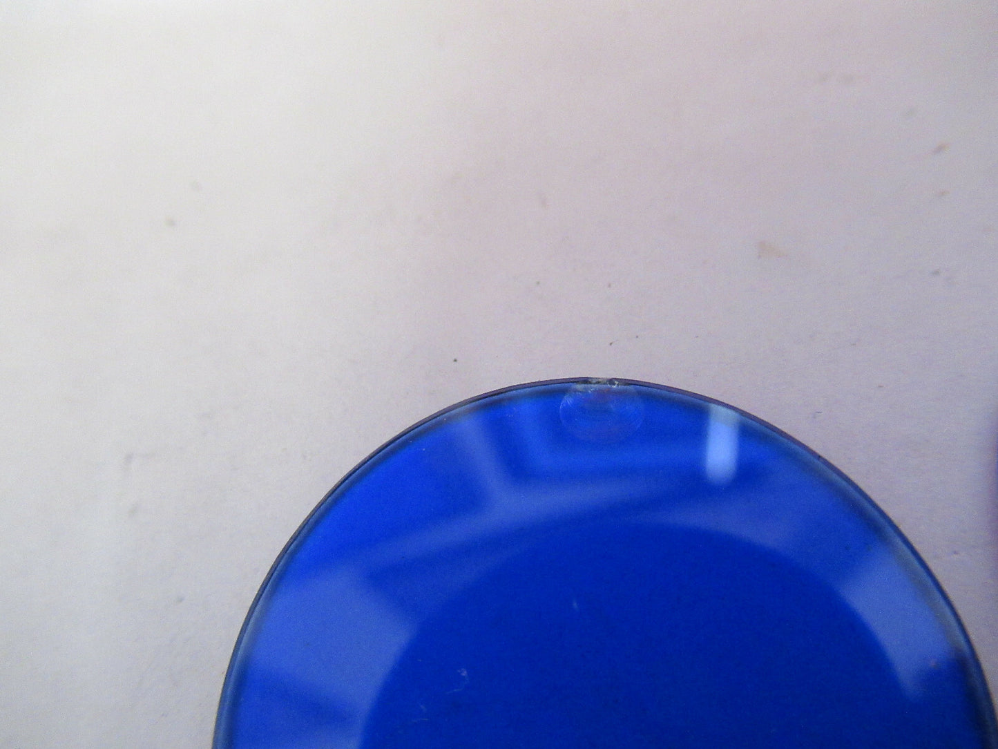 LOT 2 EA BLUE GLASS [chipped] FILTER BAUSCH MICROSCOPE PART AS PICTURED &P8-A-85