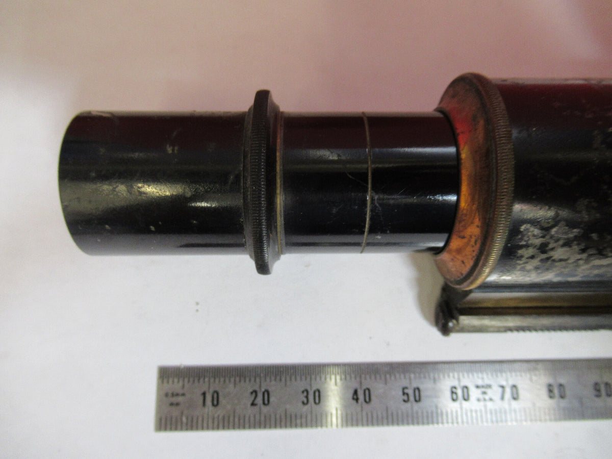 Antique Brass Spencer Lens Co. Tubus + Nosepiece Microscope Part