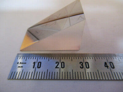 OPTICAL GLASS PRISM OPTICS MICROSCOPE PART AS PICTURED P3-A-101
