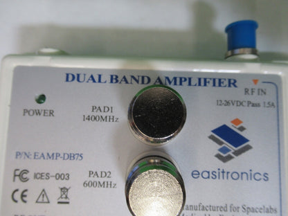 DUAL BAND AMPLIFIER RF 1400 MHz 600 FREQUENCY EASITRONICS  AS PICTURED G7-A-43