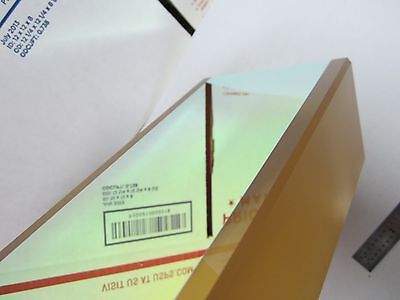 HUGE THICK AMAZING OPTICAL ZERODUR COATED DICHROIC MIRROR LASER OPTICS BIN#Q1-44