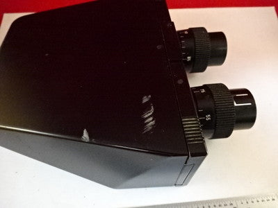 MICROSCOPE PART LEITZ WETZLAR GERMANY HEAD OPTICS AS IS #AH-03