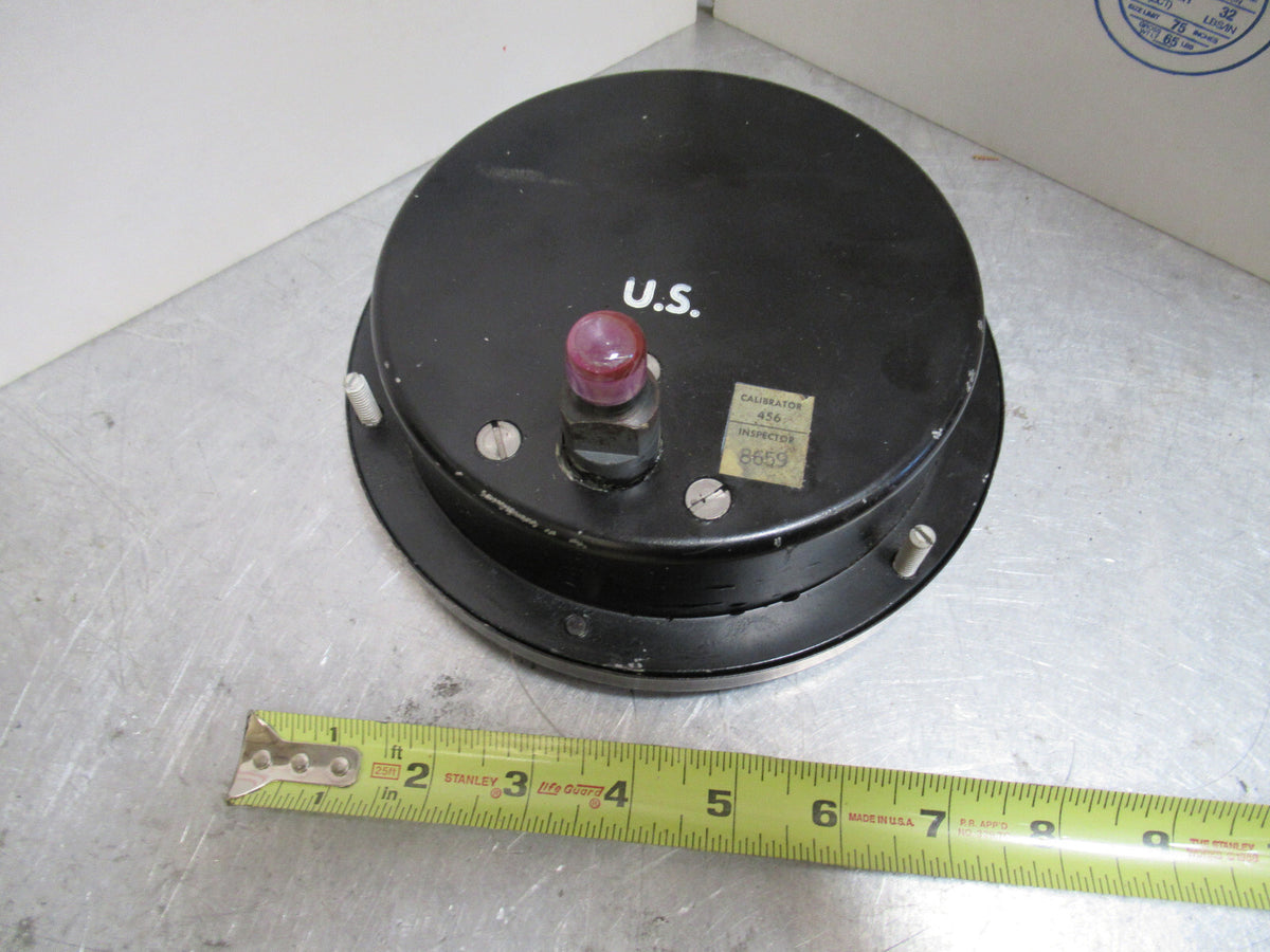 Huge Duragauge Manometer Pressure 600 Psi or Vacuum