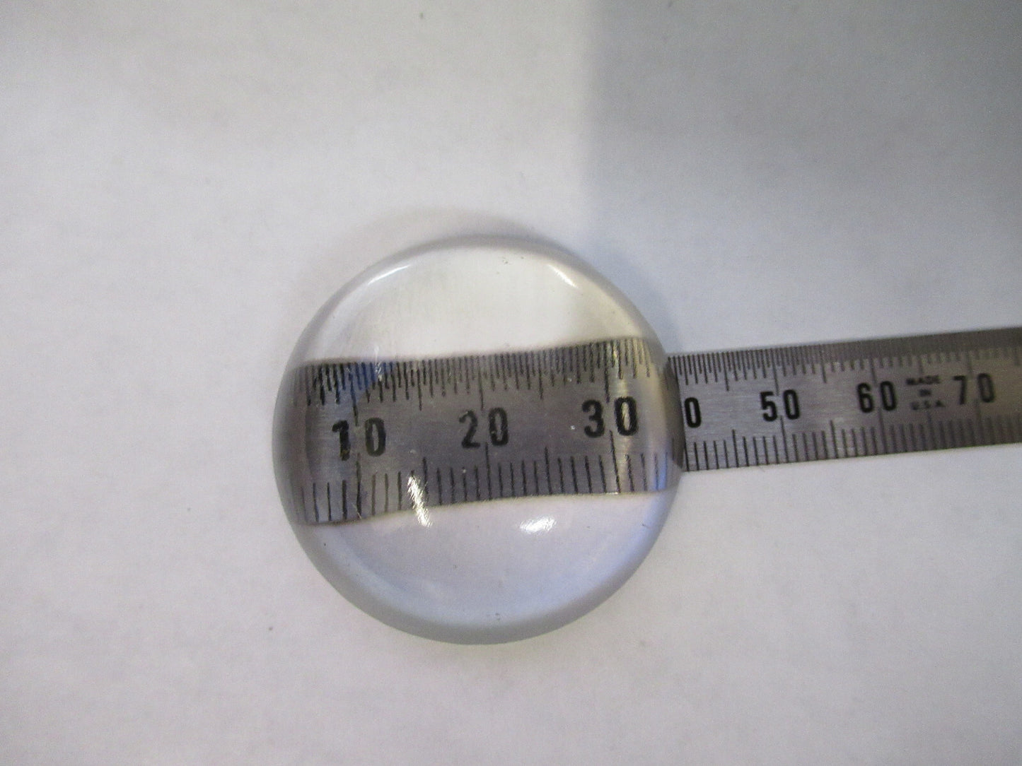 Bausch & Lomb PlanO Convex 40mm Glass Lens Microscope Part
