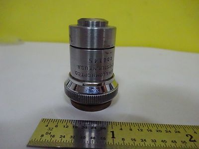 FOR PARTS MICROSCOPE OBJECTIVE BAUSCH LOMB 10X OPTICS AS IS BIN#P7-32