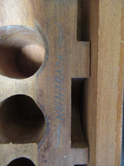 ANTIQUE WOOD BOX BAUSCH LOMB ACCESSORIES EMPTY MICROSCOPE PART AS PICTURED TD-4