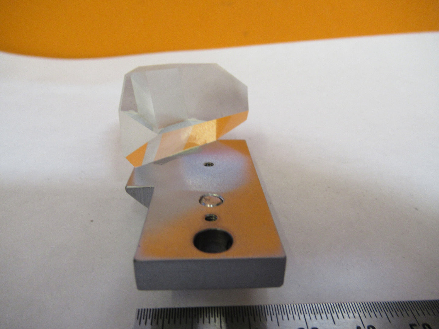 GAERTNER MOUNTED PRISM OPTICS MICROSCOPE PART AS PICTURED Y2-A-91