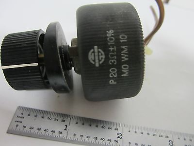 LEITZ RHEOSTAT SWITCH ERGOLUX MICROSCOPE PART OPTICS AS IS BIN#M2-10
