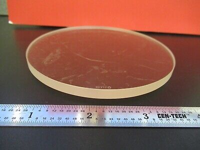 FOR PARTS OPTICAL HUGE GLASS PLATE 4.25" DIAMETER OPTICS AS PICTURED &Q1-A-96