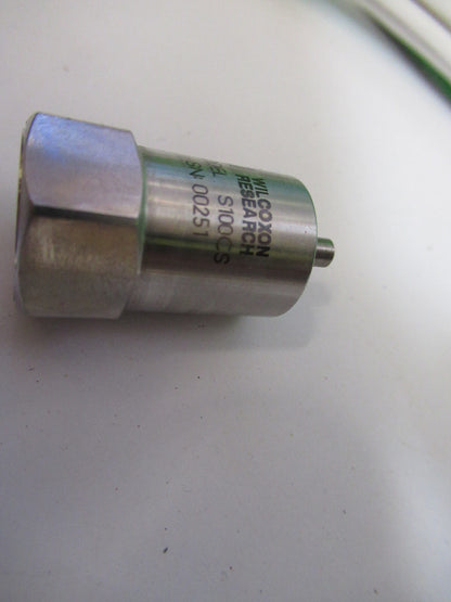 WILCOXON S100CS INDUSTRIAL VIBRATION ACCELEROMETER SENSOR AS PICTURED X4-A-70