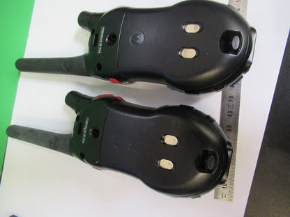 PAIR USED WALKIE TALKIES MOTOROLA WITHOUT CHARGER AS PICTURED 18-FT-50