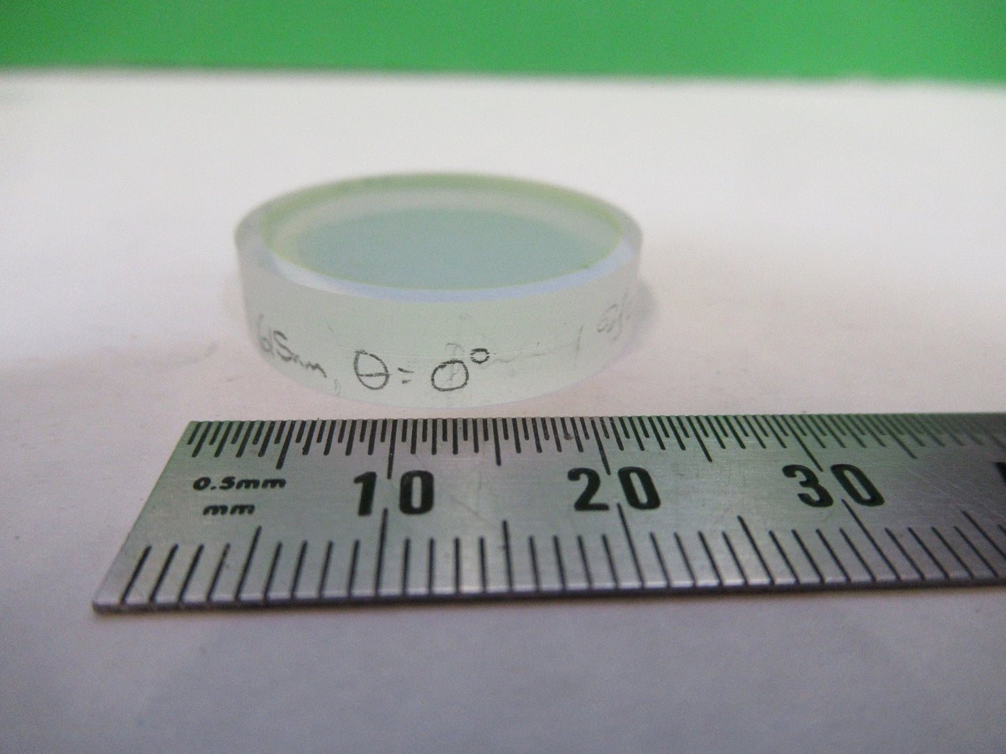 OPTICAL COATED DICHROIC MIRROR FILTER LASER OPTICS LENS AS PICTURED U8-A-127