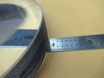 OPTICAL HUGE GLASS PLANO CONVEX PRO LASER OPTICS AS PICTURED &F2-A-232