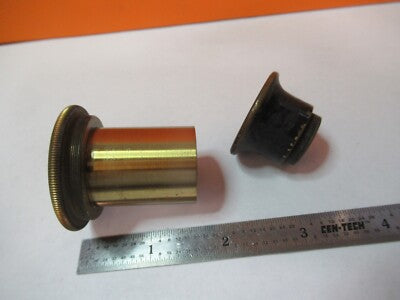 Antique Brass Lot Tubus Microscope Part