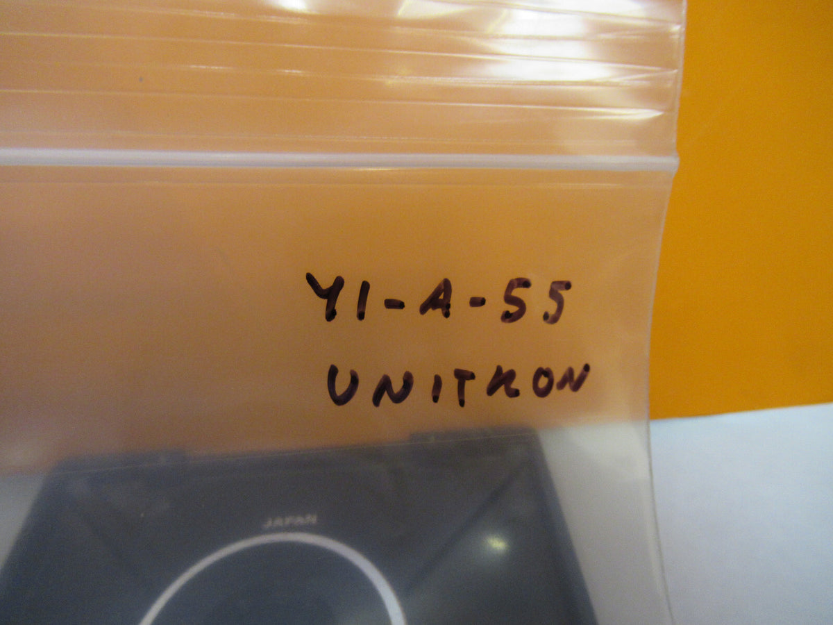 UNITRON STAGE + IRIS TABLE MICROMETER MICROSCOPE PART AS PICTURED Y1-A-55