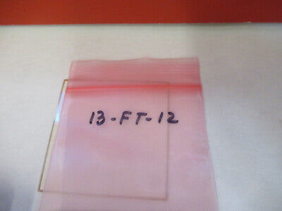 OPTICAL AMBER GLASS PLATE OPTICS AS PICTURED &13-FT-12