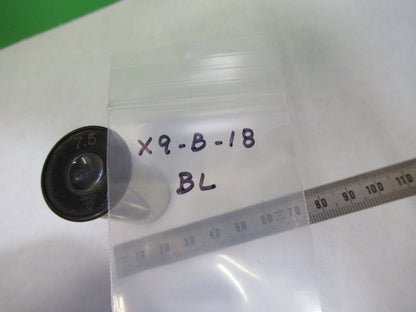 ANTIQUE BAUSCH LOMB 7.5X  EYEPIECE OCULAR MICROSCOPE PART AS PICTURED X9-B-18