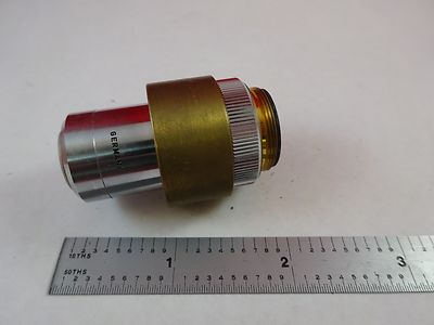 MICROSCOPE PART OBJECTIVE LEITZ L32X OPTICS AS IS BIN#K8-B-12