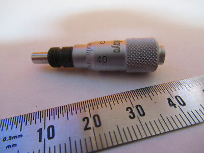 MITUTOYO JAPAN MINI MICROMETER PART POSITIONING AS PICTURED 4B-FT-76