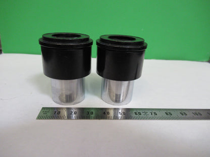 OLYMPUS JAPAN PAIR EYEPIECES WF10X OPTICS MICROSCOPE PART AS PICTURED X4-A-33