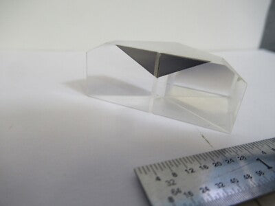 OPTICAL PRISM GLASS OPTICS MICROSCOPE HEAD AS PICTURED &W2-B-33