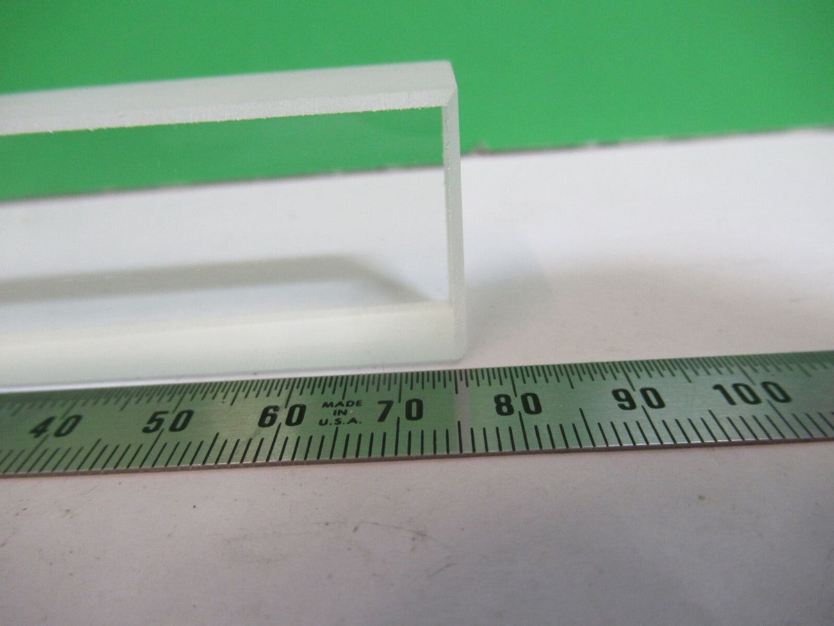 Optical Glass Block 3/4 X 1 X 3 Inches Optics