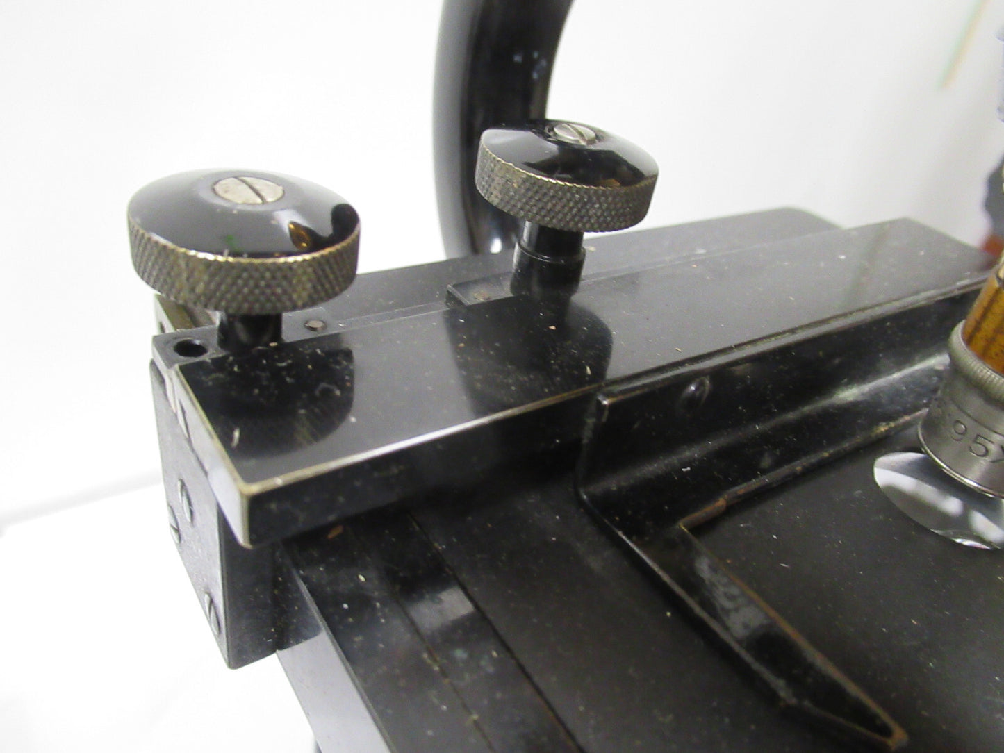 ANTIQUE BRASS SPENCER 1926 circa MICROSCOPE as shown OPTICS #LOBBY