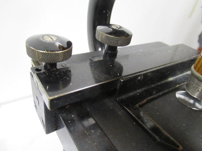 ANTIQUE BRASS SPENCER 1926 circa MICROSCOPE as shown OPTICS #LOBBY