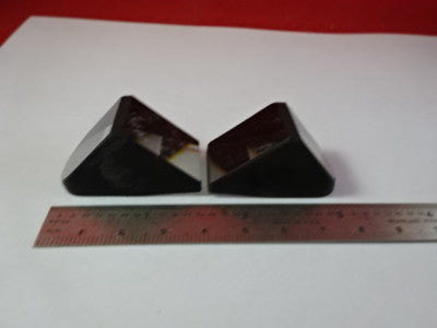 Lot 2 ea Vintage Prism Spencer Lens Co. American Optical Co. Microscope Part Head American Optics