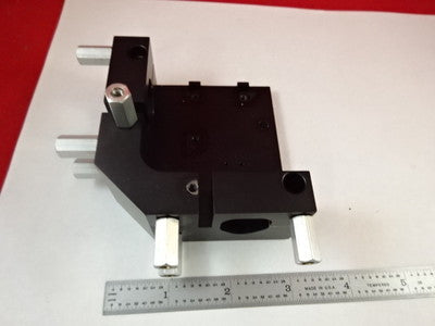 OPTICAL ZYGO ANODIZED ALUMINUM PLATE BLOCK LASER OPTICS AS IS #D3-A-20