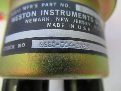 WESTON 2521 METER MILLIAMPERES  AS PICTURED &5k-ft-88