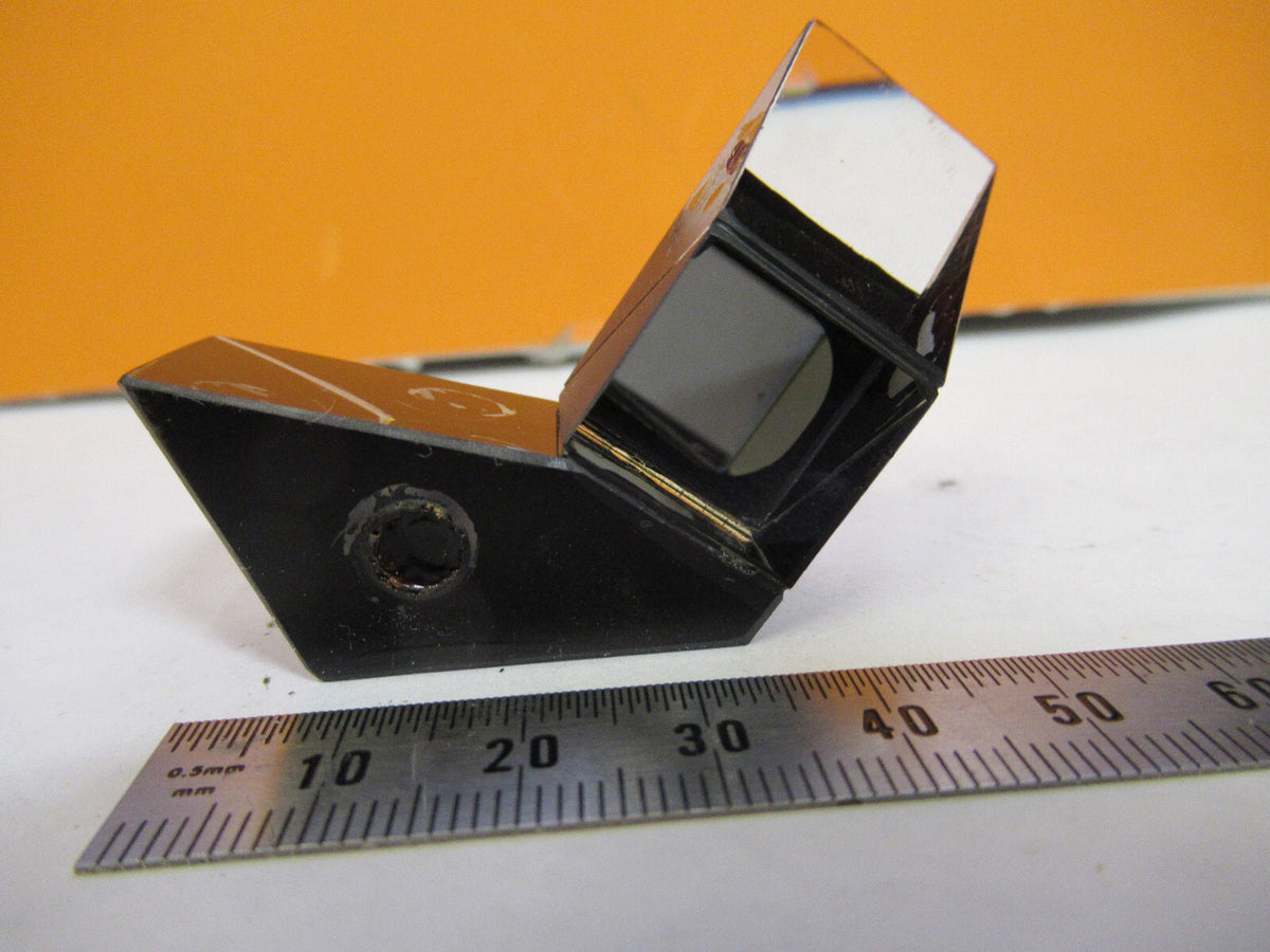 ANTIQUE BAUSCH LOMB PRISM HEAD OPTICS MICROSCOPE PART AS PICTURED 72-C-20