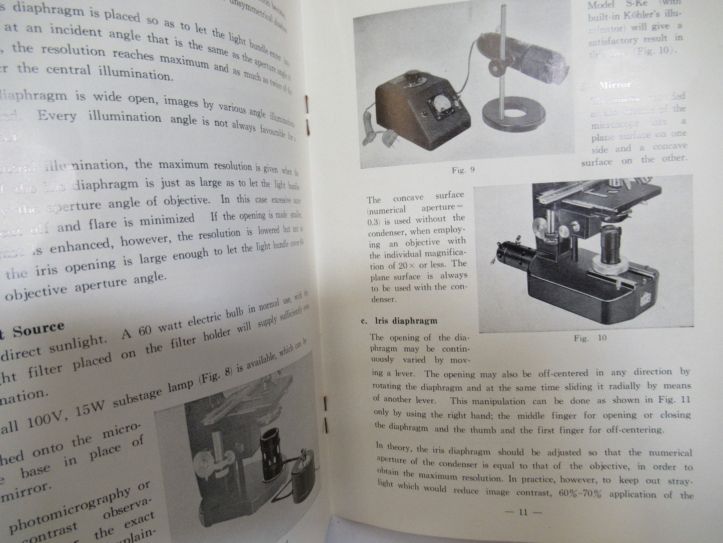 ANTIQUE NIKON KOGAKU BOOKLET INSTRUCTIONS 1963 MICROSCOPE PART AS PIC V7-A-17