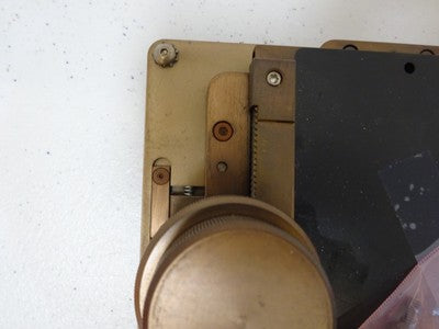 Microscope Part Nikon Stage Table Micrometer Wyko [rusty]