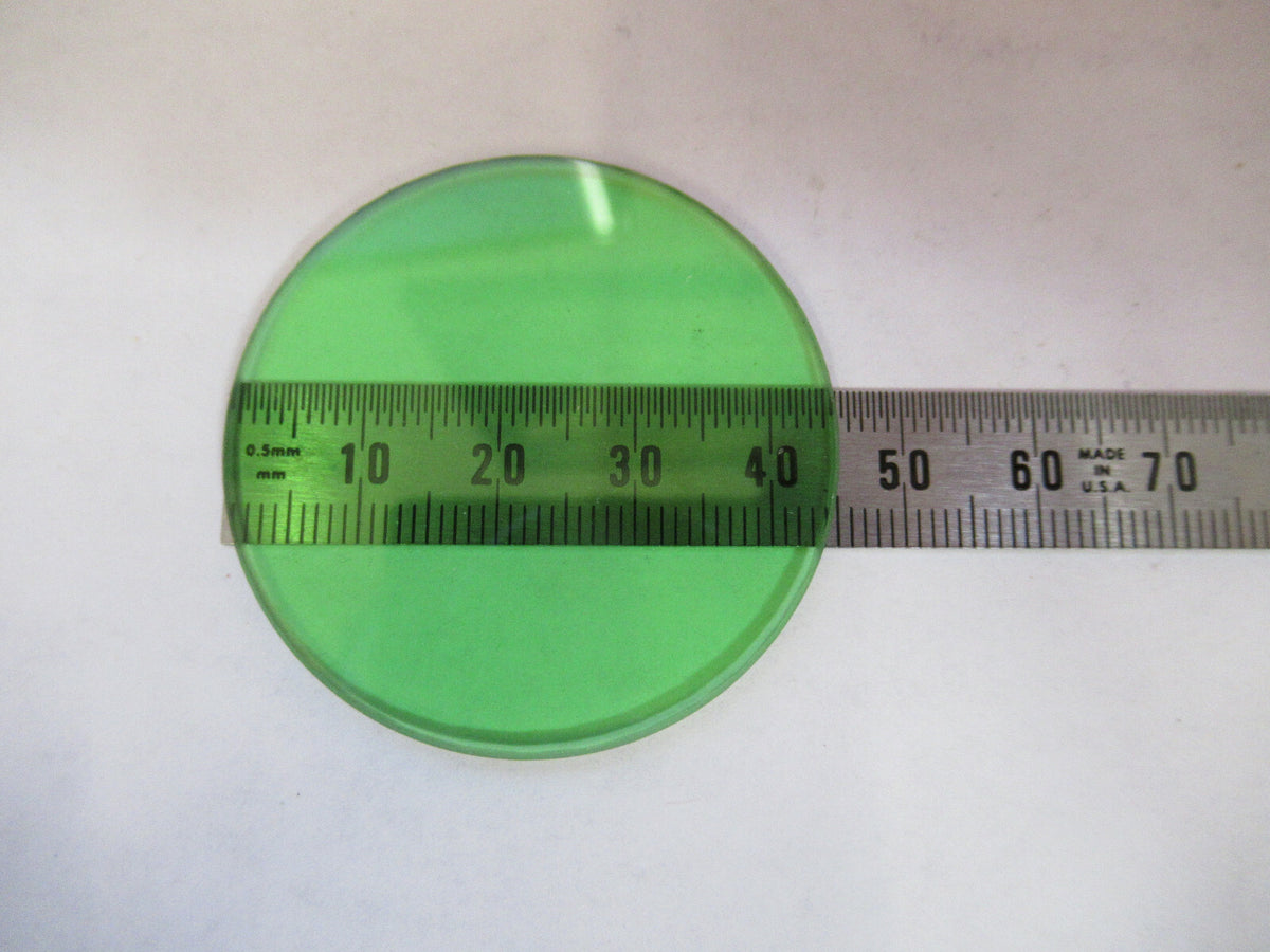 CARL ZEISS JENA BLUE GREEN FILTER OPTICS MICROSCOPE PART AS PICTURED &F9-A-76