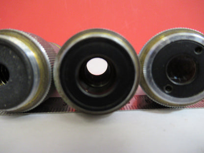 SWIFT LOT 43X 10X 4X MICROSCOPE PART OBJECTIVE AS PICTURED Y5-A-52