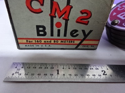 BLILEY ELECTRIC CM2 FREQUENCY QUARTZ RESONATOR AS PICTURED &AB-02