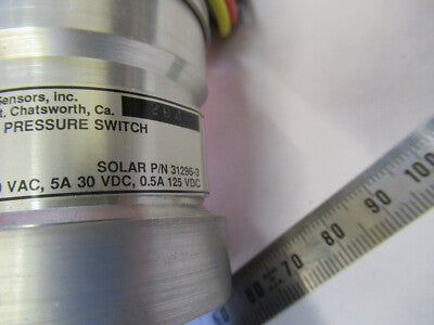 Aircraft Pressure Switch Ccs Custom Control Solar 31296-3