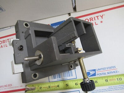 LEICA DMRB GERMANY STAGE TABLE HOLDER MICROSCOPE PART AS PICTURED &FT-6-183