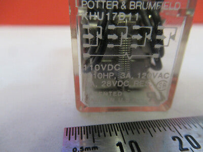 Potter Brumfield Electric Relay 110VDC KHU17D11
