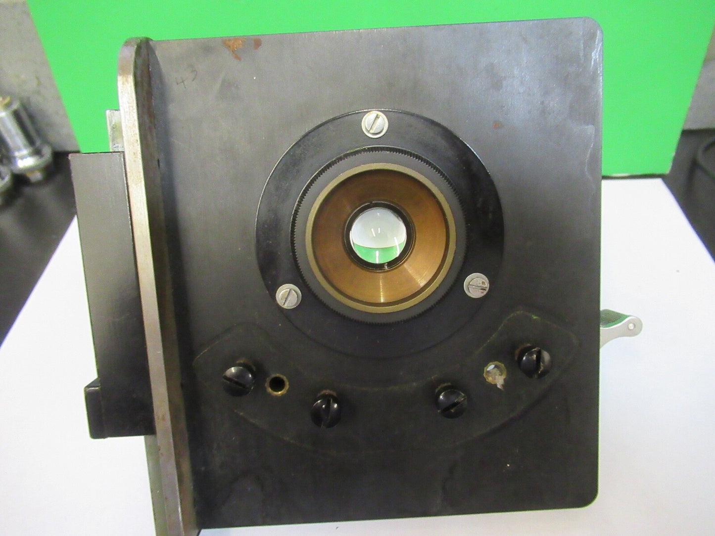FOR PARTS BAUSCH LOMB ANTIQUE XY STAGE TABLE MICROSCOPE PART AS PICTURED H3-B-24