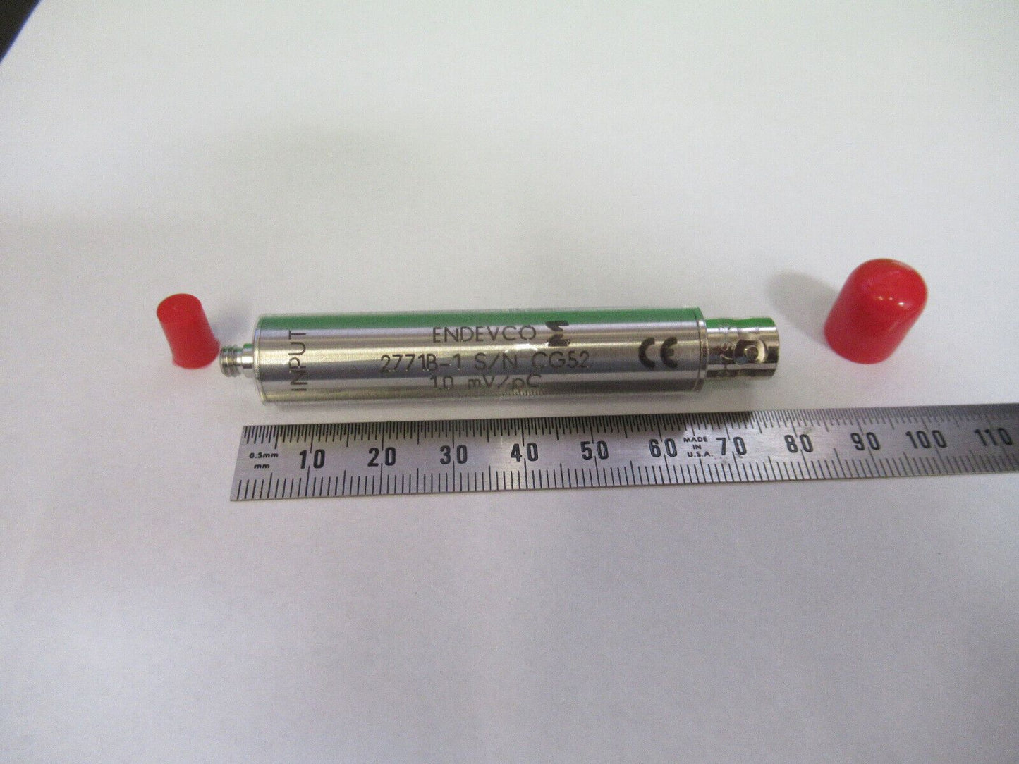 ENDEVCO 2771B-1 AMP for accelerometer VIBRATION SENSOR AS PICTURED &6-DT-W1