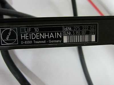 HEIDENHAIN GERMANY OPTICAL DETECTOR 275 222 02 broken window OPTICS BIN#PSEL