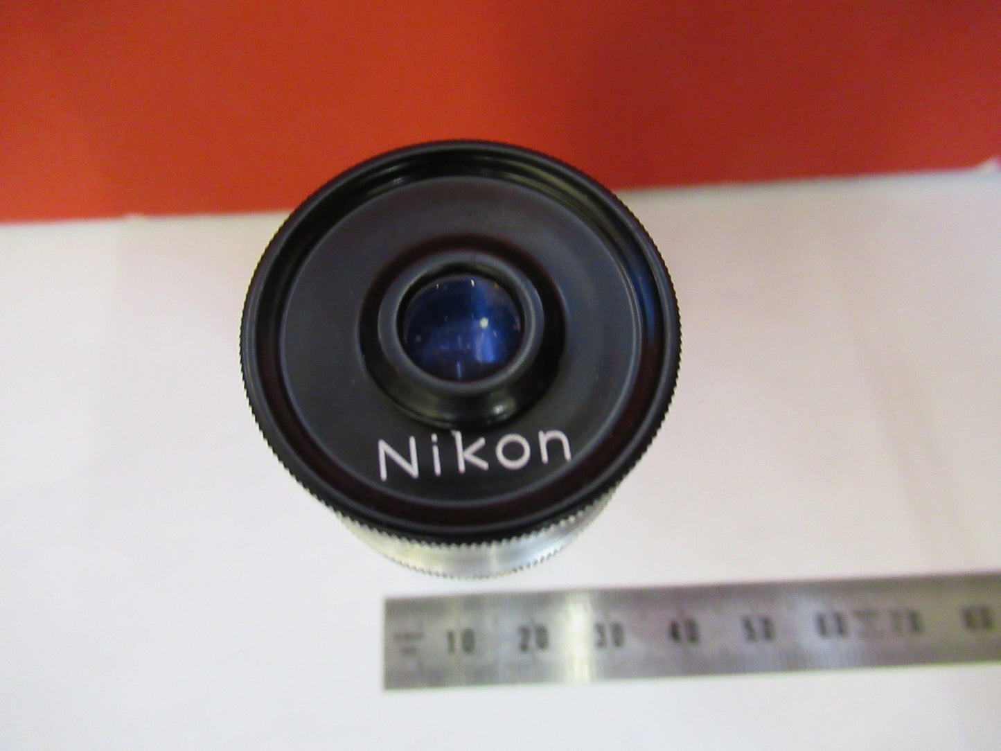 NIKON JAPAN RARE EYEPIECE CENTERING OPTICS MICROSCOPE PART AS PICTURED V8-B-67
