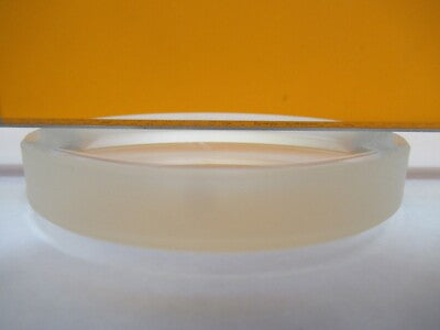 OPTICAL BK7 CONVEX CONCAVE LARGE LENS [chip edge) OPTICS AS PICTURED &27-B-13