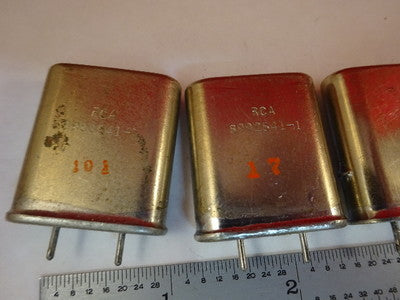 ANTIQUE QUARTZ RADIO CRYSTAL FREQUENCY CONTROL RCA #AH-28