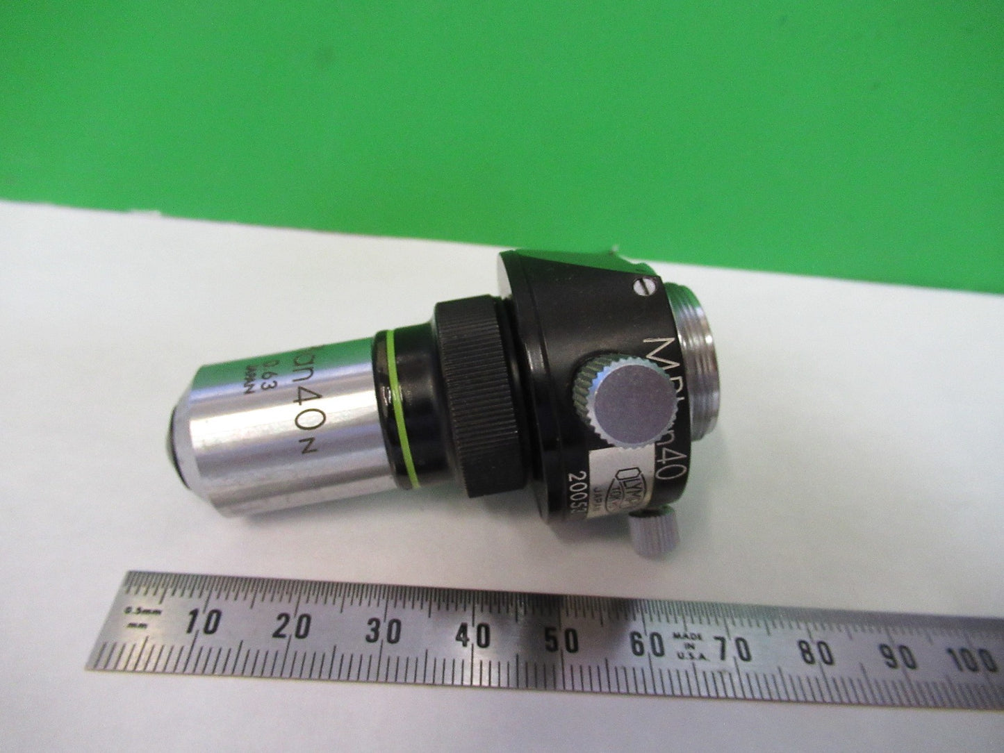 OLYMPUS JAPAN DIC M40 N NOMARSKI OBJECTIVE MICROSCOPE PART AS PICTURED Y3-B-02