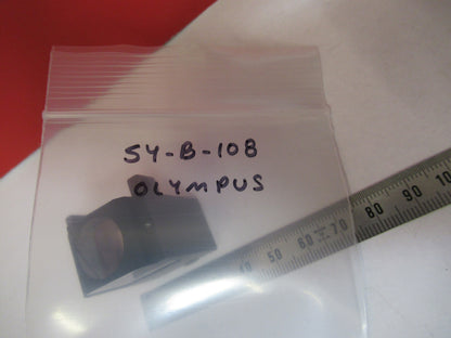 OLYMPUS JAPAN OPTICS GLASS PRISM MICROSCOPE PART AS PICTURED S4-B-108