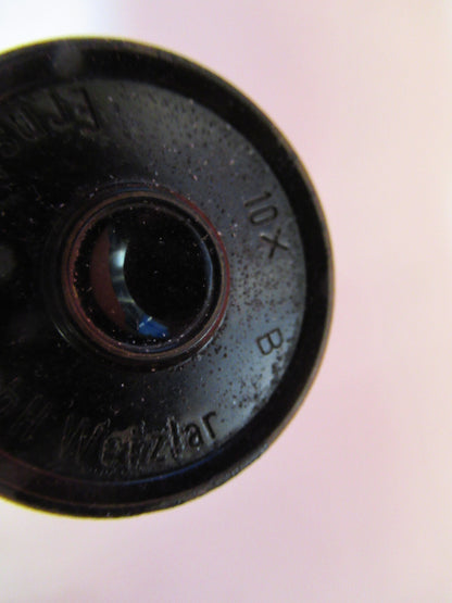 ANTIQUE ERNST LEITZ 10X GERMANY EYEPIECE MICROSCOPE PART AS PICTURED Q2-130
